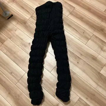 LOUVREDO 복원 워머 팬츠 블랙