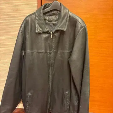 블랙 가죽 자켓 L 사이즈