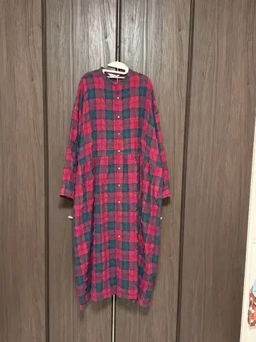 이치앤티크 체크 원피스
