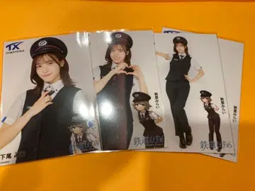 시타오 미우 AKB48 x 츠쿠바 익스프레스 콜라보 브로마이드 4종 컴프