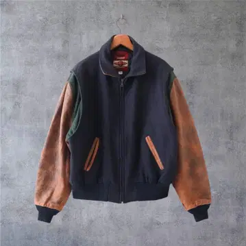 바시티 자켓 L 블루종 USA제 NK2586