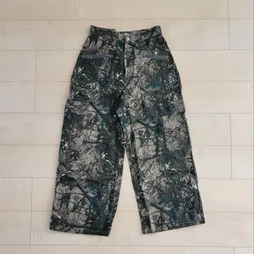 sedacle 지퍼 포켓 패턴 카고 팬츠