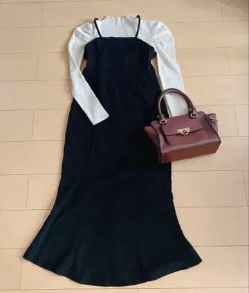 [코디 세트] M 사이즈 여성용 원피스 x 백