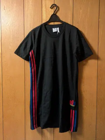 아디다스 오리지널스 컬러풀 자수 T셔츠 원피스 OT 새상품 미사용