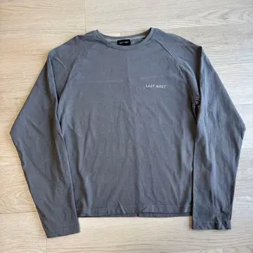 last nest 롱 T 긴팔 티셔츠 그레이
