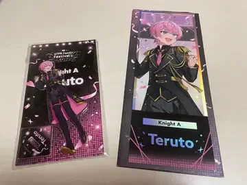 KnightX 테루토군 아크릴 스탠드 홀로그램 티켓 세트