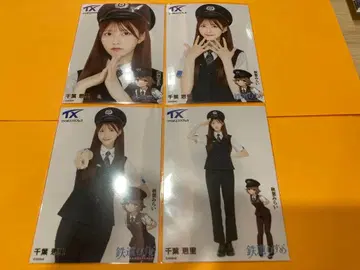 치바 에리 AKB48 x 츠쿠바 익스프레스 콜라보 브로마이드 4종 컴프