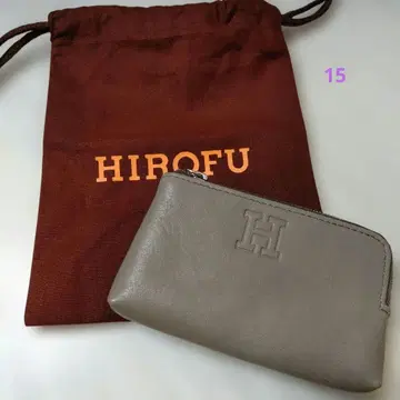 미사용 새상품 히로 가죽 컴팩트 카드 케이스 키케이스