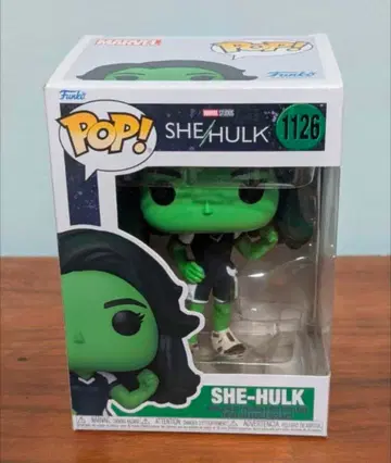 새상품 미개봉 Funko Pop! 마블 시-헐크 피규어