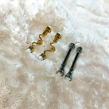 PAMEO POSE 귀걸이 2세트 실버 골드