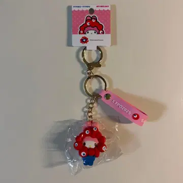 오사카 간사이 엑스포 산리오 마이멜로디 변신 입체 마스코트 키링