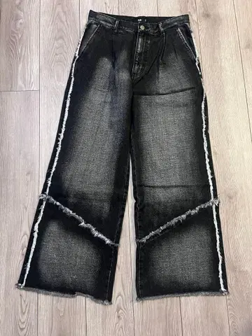 새상품급 HARE 블랙 데님 S