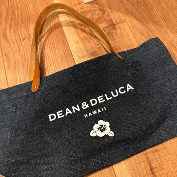 DEAN & DELUCA 하와이 한정판 데님 토트백