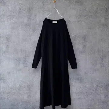 새상품급 슬로브 이에나 워셔블 플레어 원피스 bk