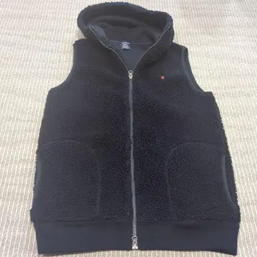 Gymphlex 후드 부착 보아 베스트 더블 지퍼