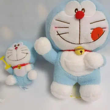 새상품 도라에몽 봉제 인형 2체 세트