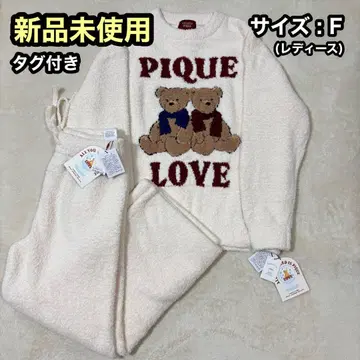 [ 새상품 ] 젤라피케 베어 곰 자카드 풀오버 롱팬츠 세트