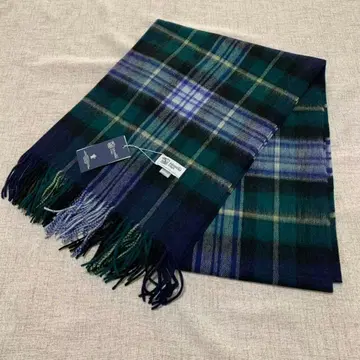 존스톤즈 머플러 대형 타탄 체크 스톨 드레스 고든