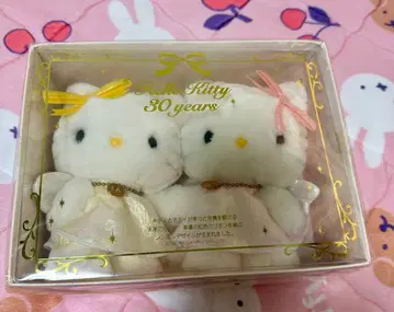 헬로키티 30주년 기념 봉제 인형 2체 세트