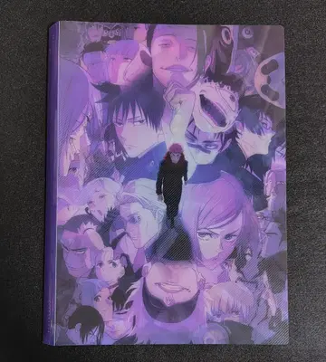 주술회전 시부야 사변 키 비주얼 A4 클리어 파일 홀더