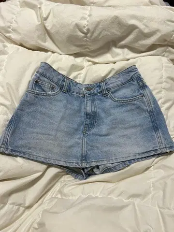 ZARA 데님 스코트 스커트