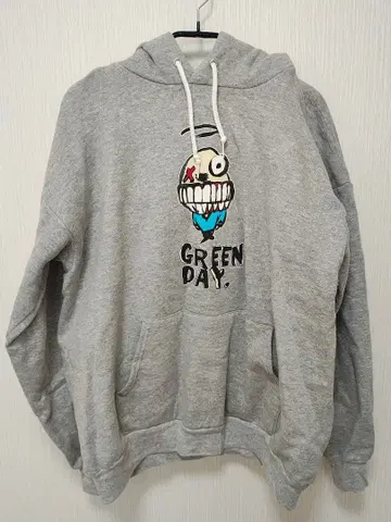 GREEN DAY 그레이 후드티 L 사이즈