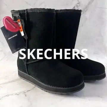 택 포함 새상품 스케쳐스 어그 부츠 블랙 23.0cm
