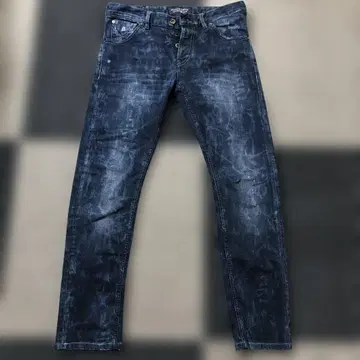 SCOTCH&SODA 다크 블루 스트레이트 레그 데님