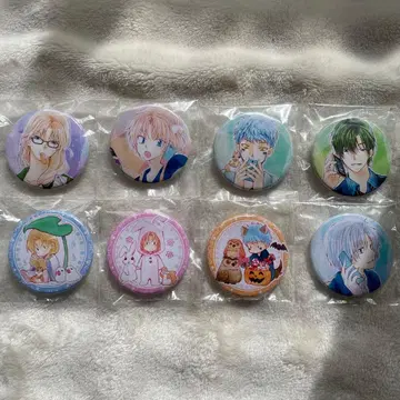 새벽의 연화  가챠 D상 캔뱃지 8개 세트