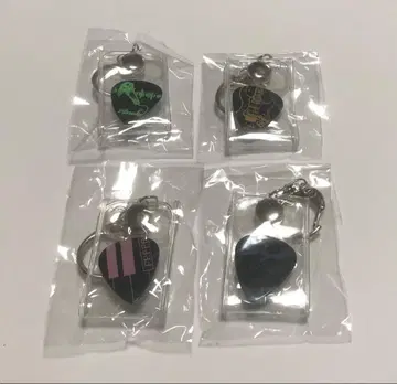 록키요쿠쇼카이 굿즈 피크 키링 스트랩 4종 세트 컴프