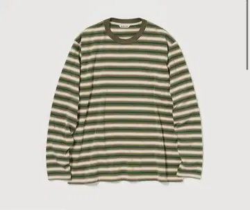 GRADIENT STRIPE JERSEY L/S TEE