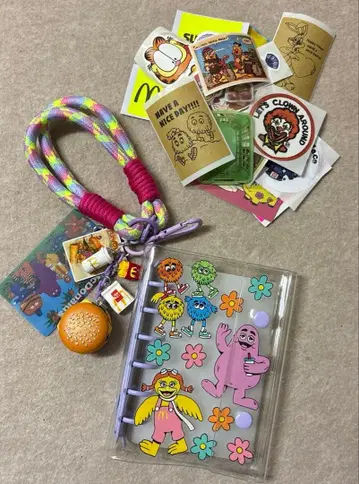 씰북 A7 찰랑찰랑 키링 대지 10장 포함 아메캐릭터 씰