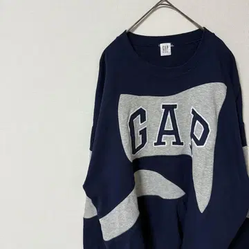 GAP 갭 구제 의류 맨투맨 트레이닝복 리메이크 1점 자수