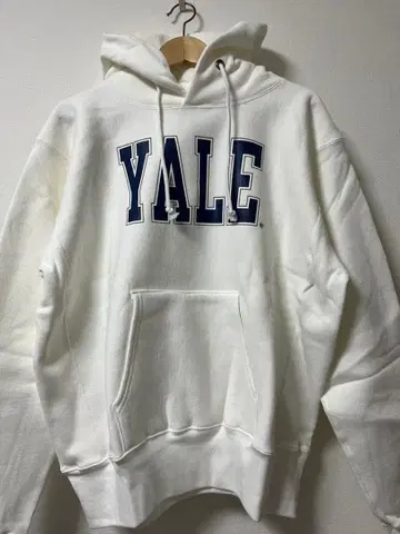 Champion Yale 후드티 화이트 사이즈 XL