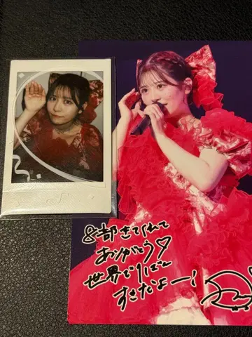 츠키아시 아마네 촬영 폴라로이드