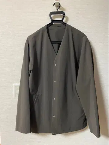 Green label relaxing 남성용 노카라 자켓 (브라운)