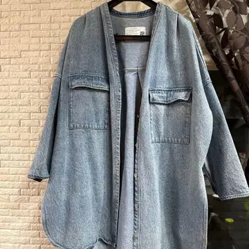 파시오네 데님 코트