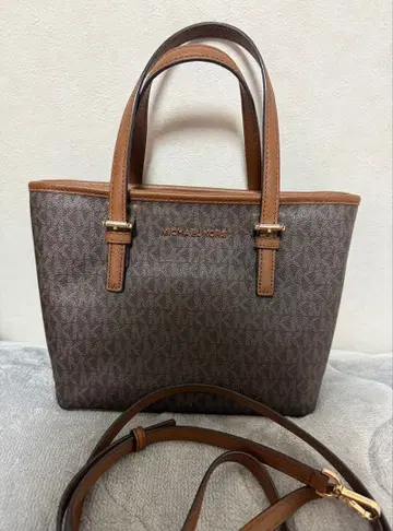 MICHEAL KORS 브라운 토트백