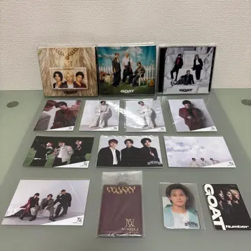 GOAT CD 3장 세트 포토 카드 포함