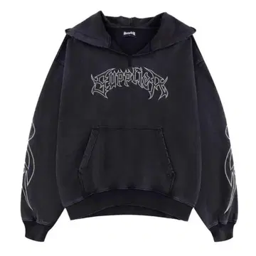 supplier 자수 후드티