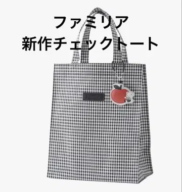 파밀리아 familiar 파밀리아 체크 토트백