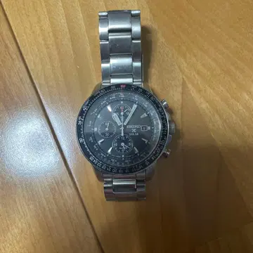 SEIKO 솔라 크로노그래프 블랙