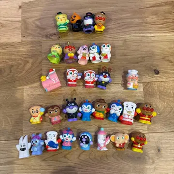 호빵맨 캐릭터 손가락 인형 피규어 세트 30개