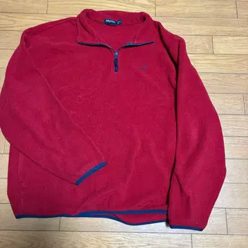 NAUTICA 레드 플리스 자켓 XL