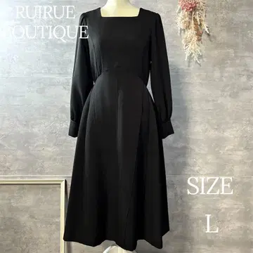 루일 에 부티크 턱&플레어 스퀘어넥 원피스 드레스 포멀