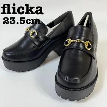 [ 재고 처분품 ] flicka 로퍼 23.5cm 힐 펌프스