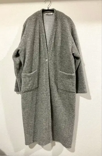 Un Prodotto Giapponese 그레이 롱 코트 겉옷