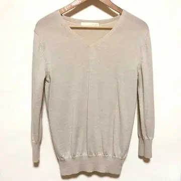 SLOBE IENA 슬로브 이에나 V넥 스웨터 미색 [ 익명 배송 ]