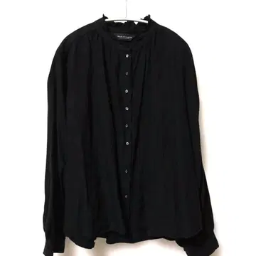 Hands of creation 블랙 린넨 셔츠