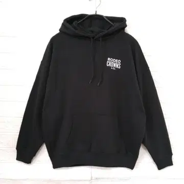 새상품 Rodeo crowns 후드 데님 로고 빅 후드티 FREE